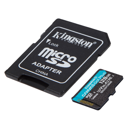 Kingston Micro SD 128GB 170MB/s Class 10 + SD adapter