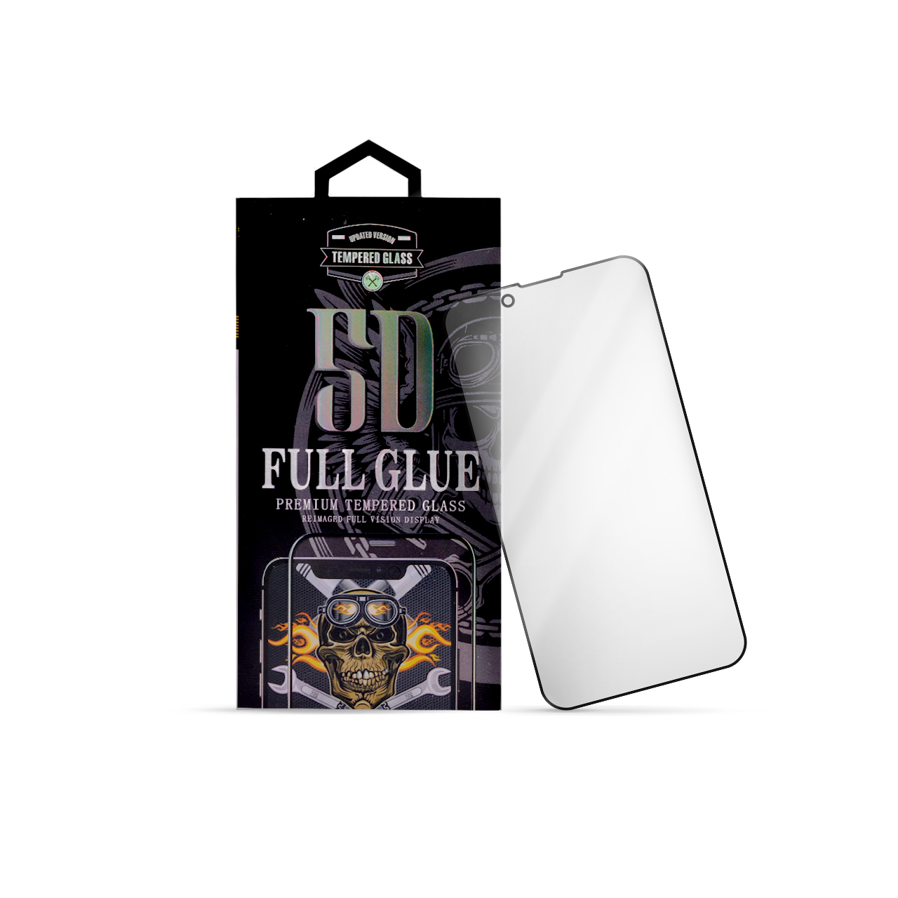 Nalepnica Display-a Glass 5D FULL GLUE za iPhone 16e (6.1") black