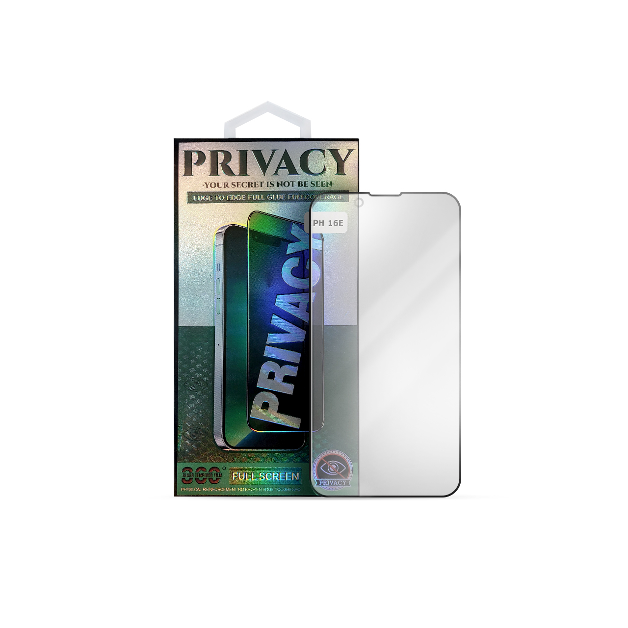 Nalepnica Display-a Glass PRIVACY 5D FULL GLUE za iPhone 16e (6.1")