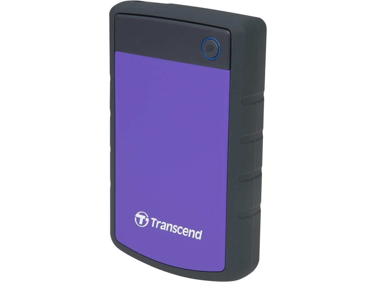 Transcend ts1tsj25h3p eksterni hard disk hdd 1tb, usb3.0, 2.5", 216gr, black purple