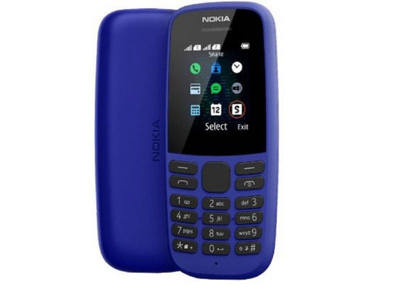 Nokia 105 (2019) DS BK CLASSIC Dual SIM (plavi)