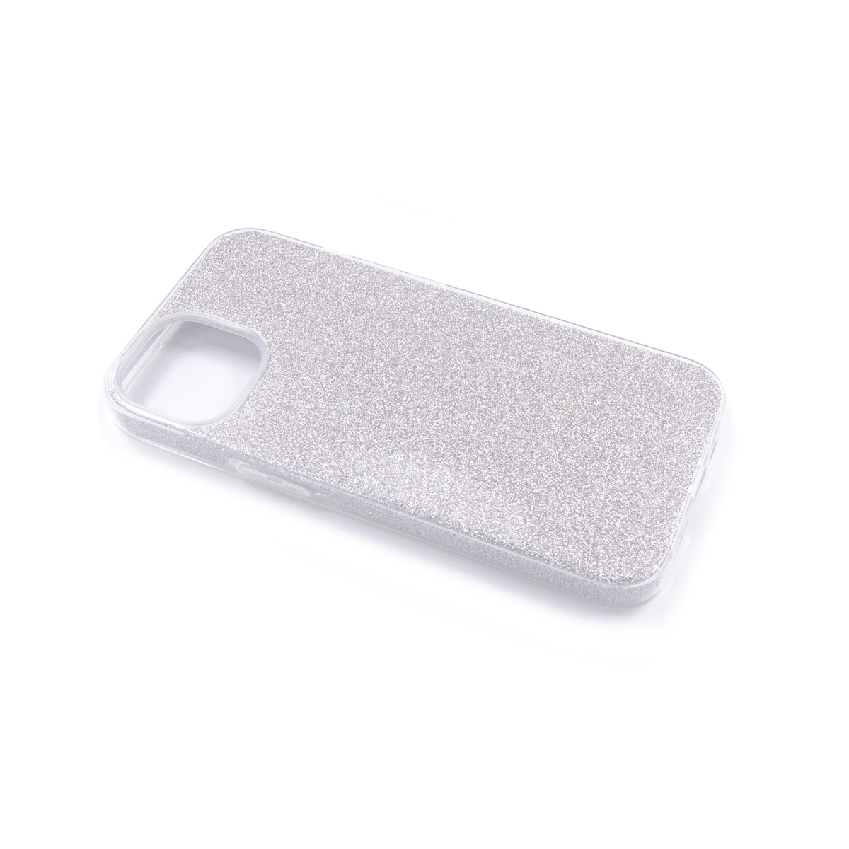 Tpu sparkly shine for iphone 13 (6.1") silver