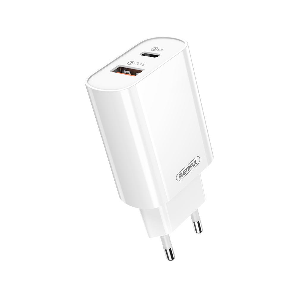 Punjač remax rp-u37 pd+usb fast charge qc 18w/3a  + type-c na iphone usb cable