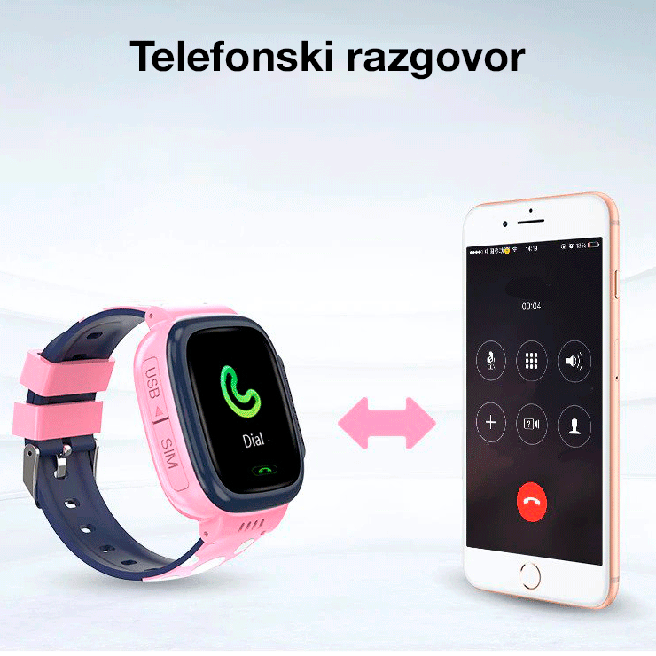 Smart watch y92 kids - pametni sat (plavi)