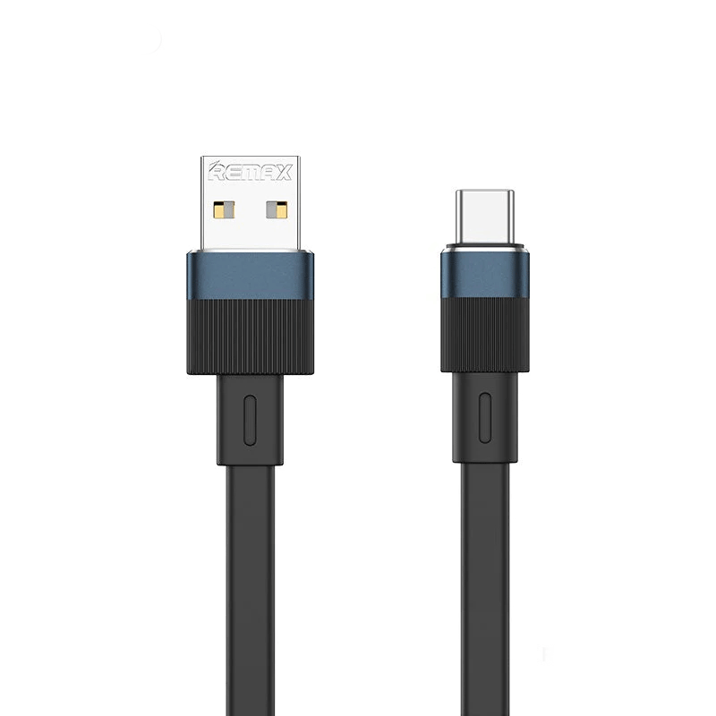 Usb data cable remax rc-c001 flushing 2.4a fast charge alu micro crni 1m