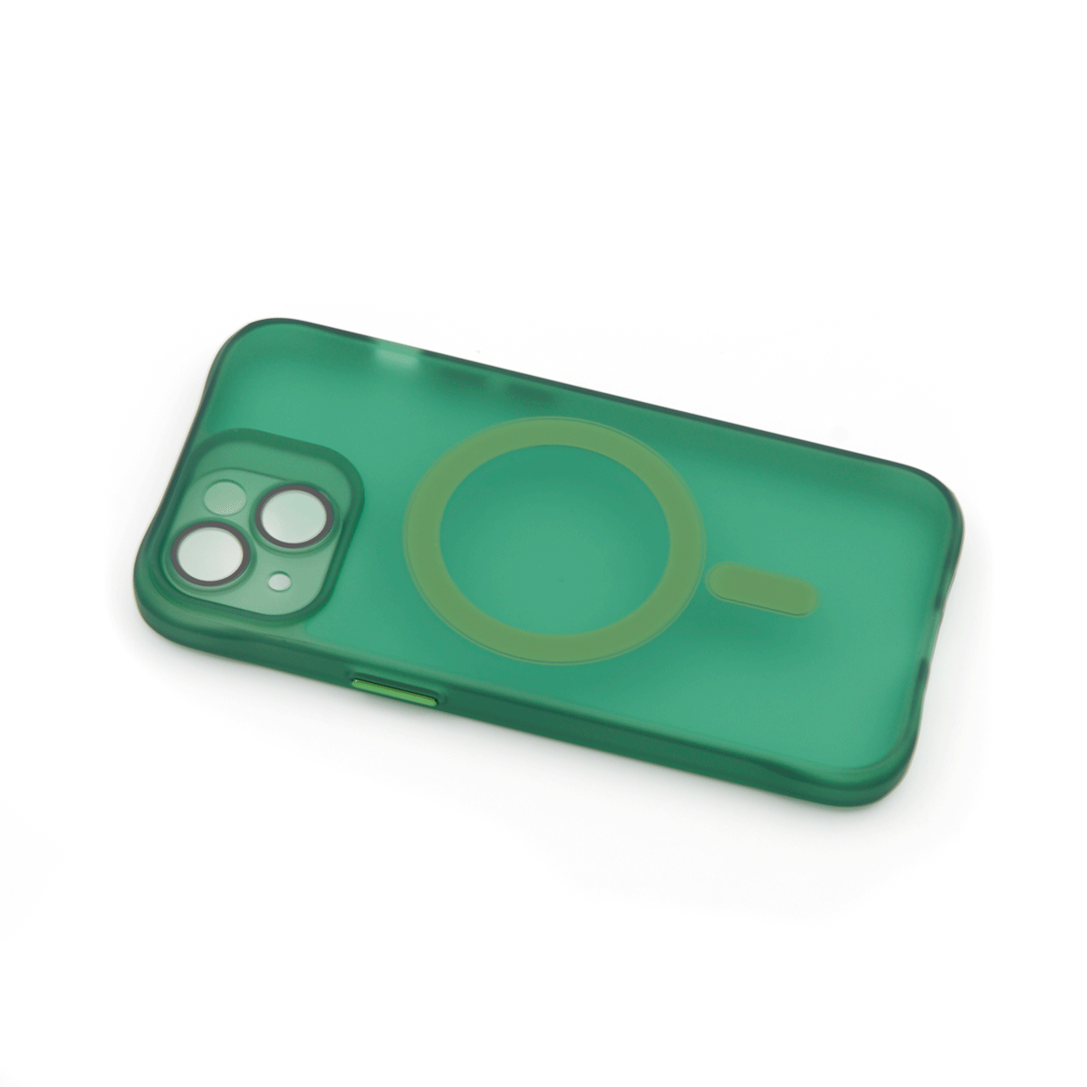 Tpu trans-color magsafe for iphone 15 (6.1") zelena