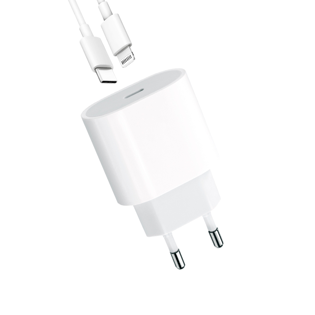 WEWO PD Punjač za iPhone 20W/3A + Type-C na iPhone USB cable