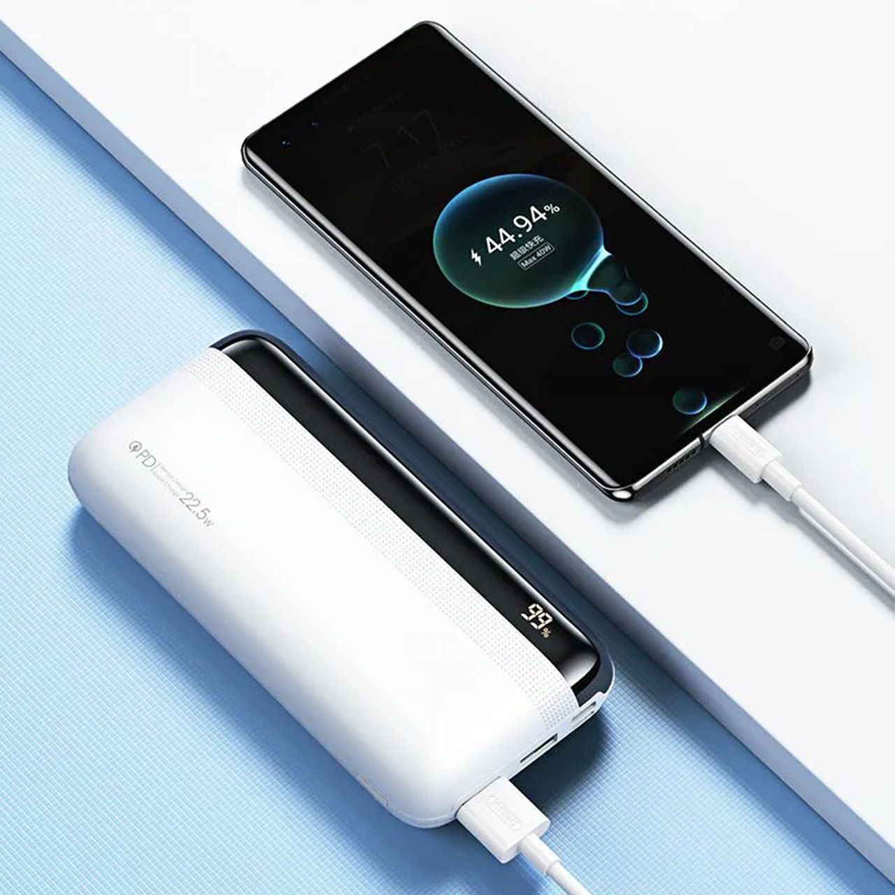 Power bank remax kiren rpp-293 20w+22.5w pd/qc fast charge 10000mah (beli)