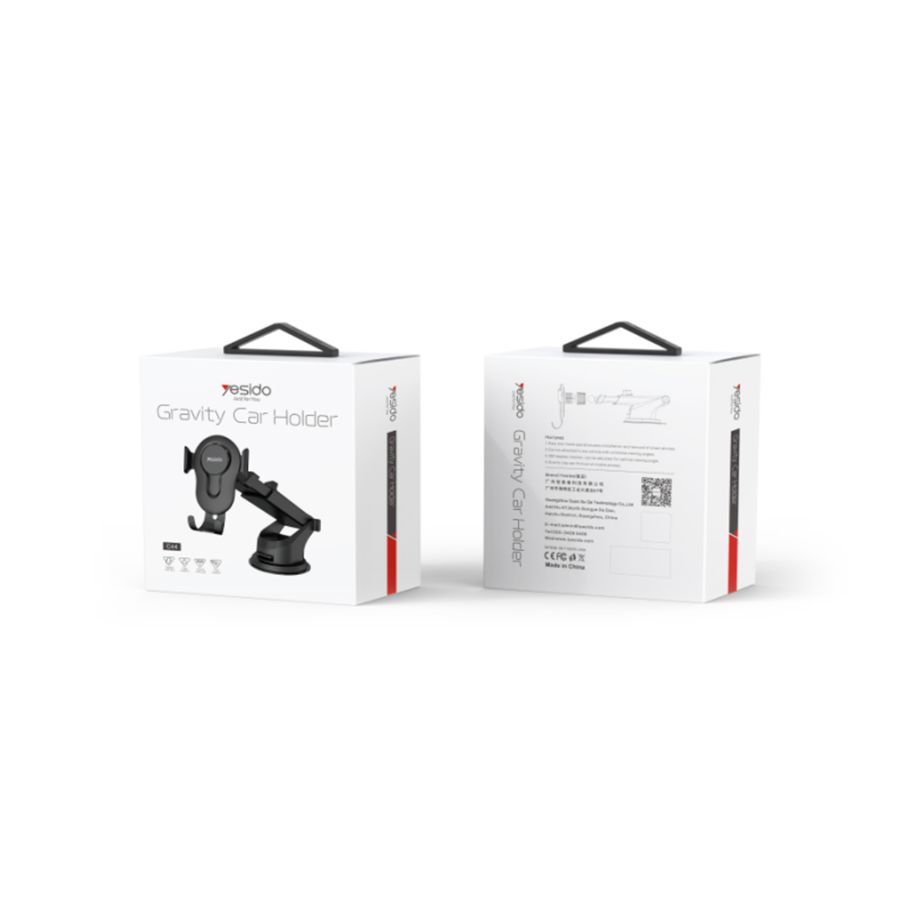 Držač za mobilni telefon yesido gravity vakum (c44) black