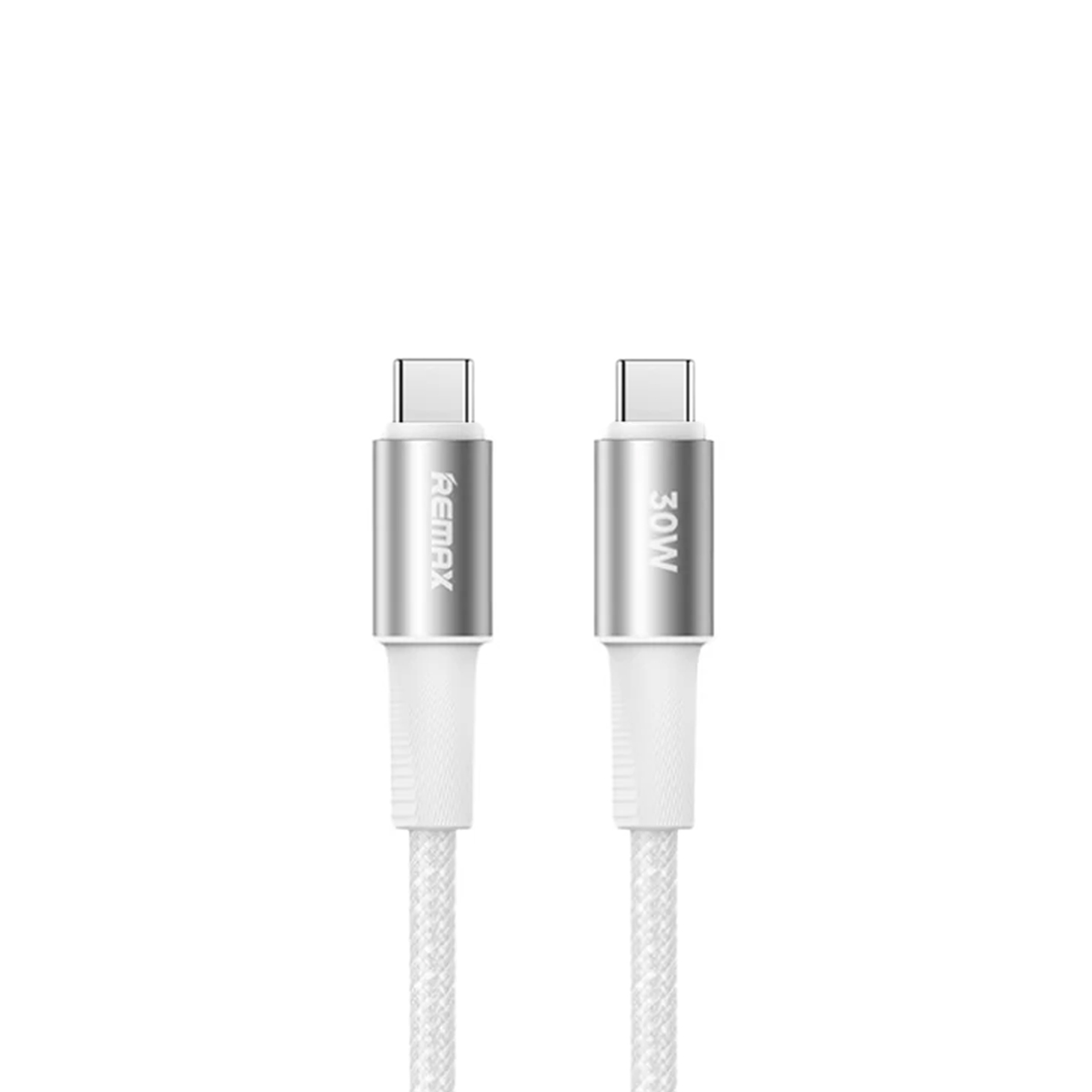 USB Data Cable REMAX RC-C100 Fonsu ALUMINIUM 30W FAST CHARGE Type-C beli 1.2m