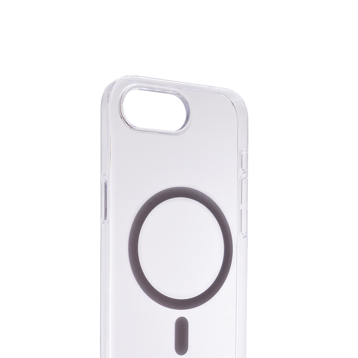 Tpu silhouette magsafe  for iphone 16e (6.1") bela