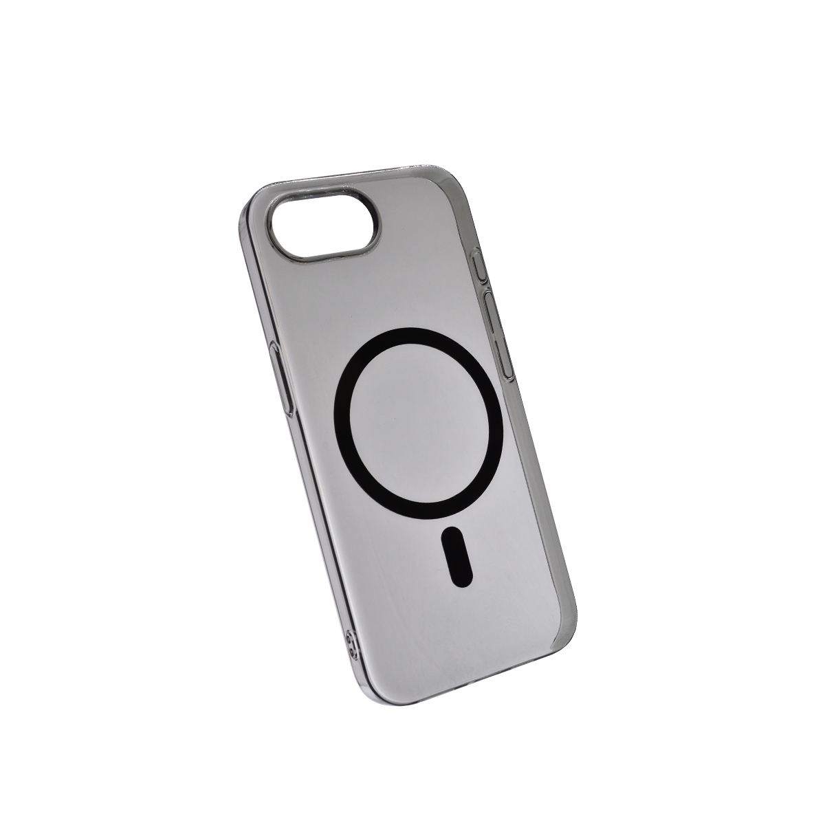 Tpu silhouette magsafe  for iphone 16e (6.1") crna