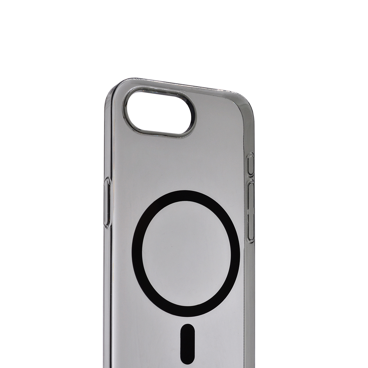 Tpu silhouette magsafe  for iphone 16e (6.1") crna