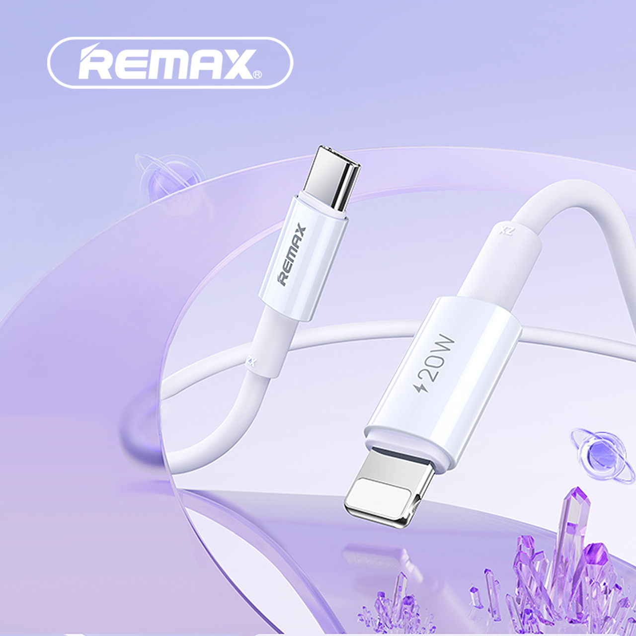 USB Data Cable REMAX RC-C026 Dofon 20W FAST CHARGE Type-C na iPhone beli 1m