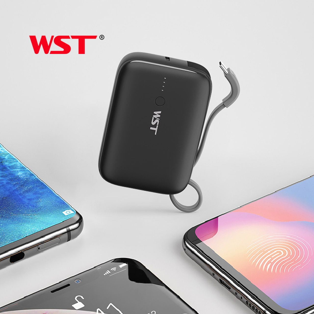 Power bank wst dl103s 9600 mah 22.5w fast charge (crni)