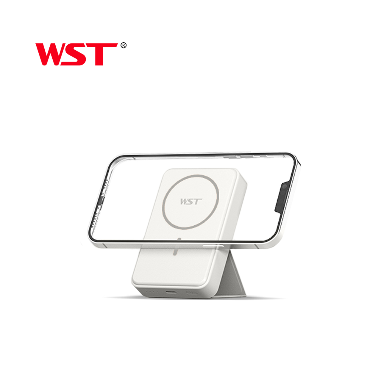 Power bank wst pt100c 10000 mah wireless magnetic 18w fast charge (beli)