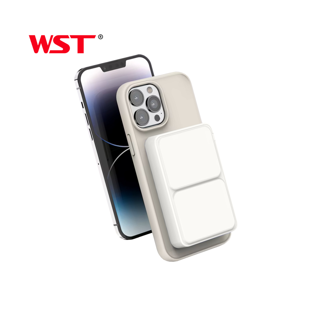 Power bank wst pt100c 10000 mah wireless magnetic 18w fast charge (beli)