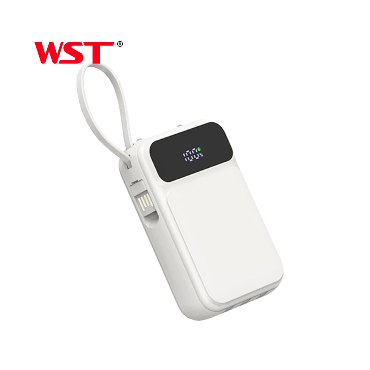 Power Bank WST WDX274 10000 mAh 22.5W PD FAST CHARGE with TYPE-C/LIGHTNING/MICRO cable (beli)
