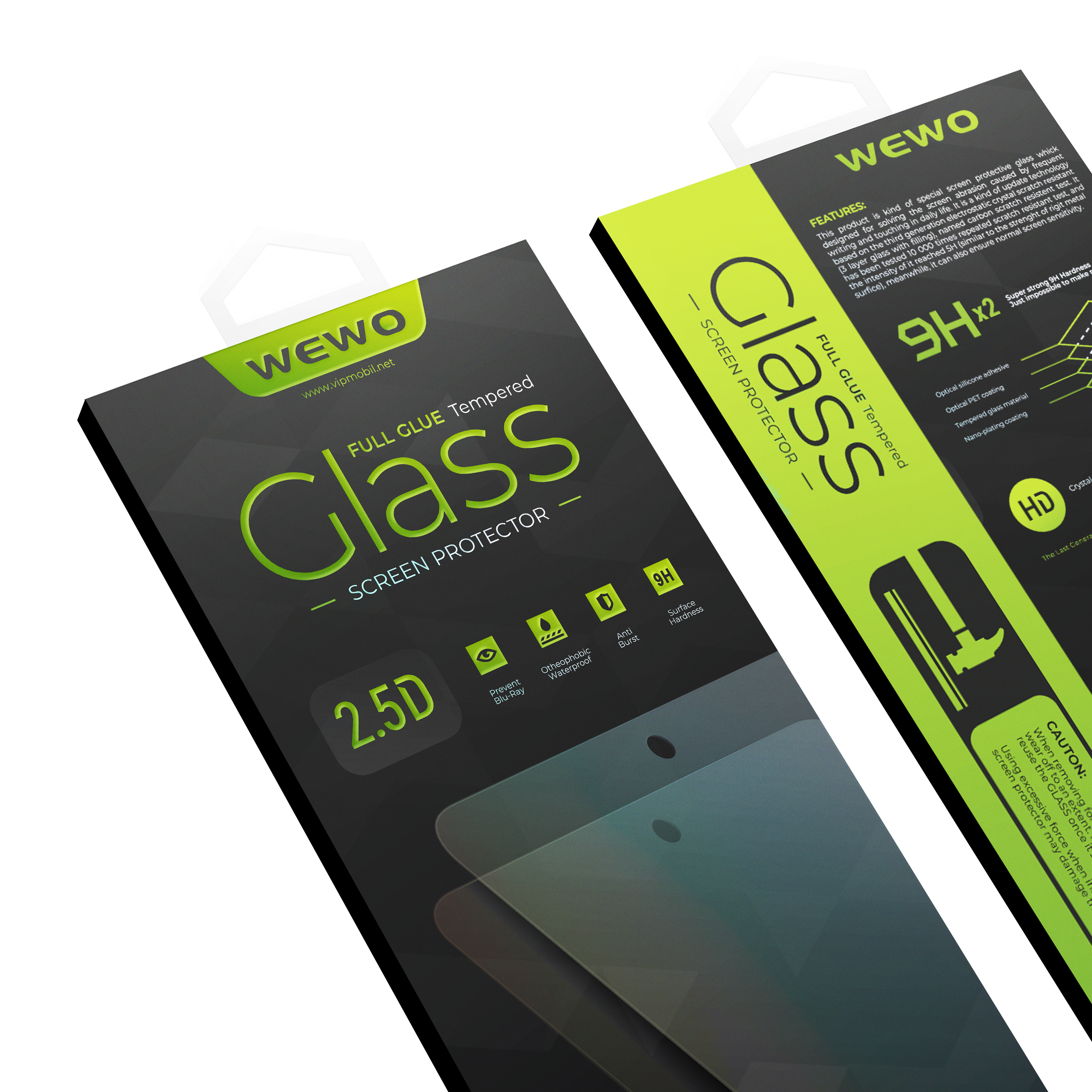 Nalepnica display-a glass 2.5d full glue honor 400 smart/honor x7d 4g/5g (black)