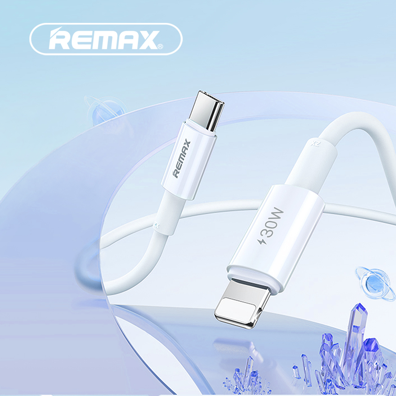 USB Data Cable REMAX RC-C026 Dofon 30W FAST CHARGE Type-C na iPhone beli 1m