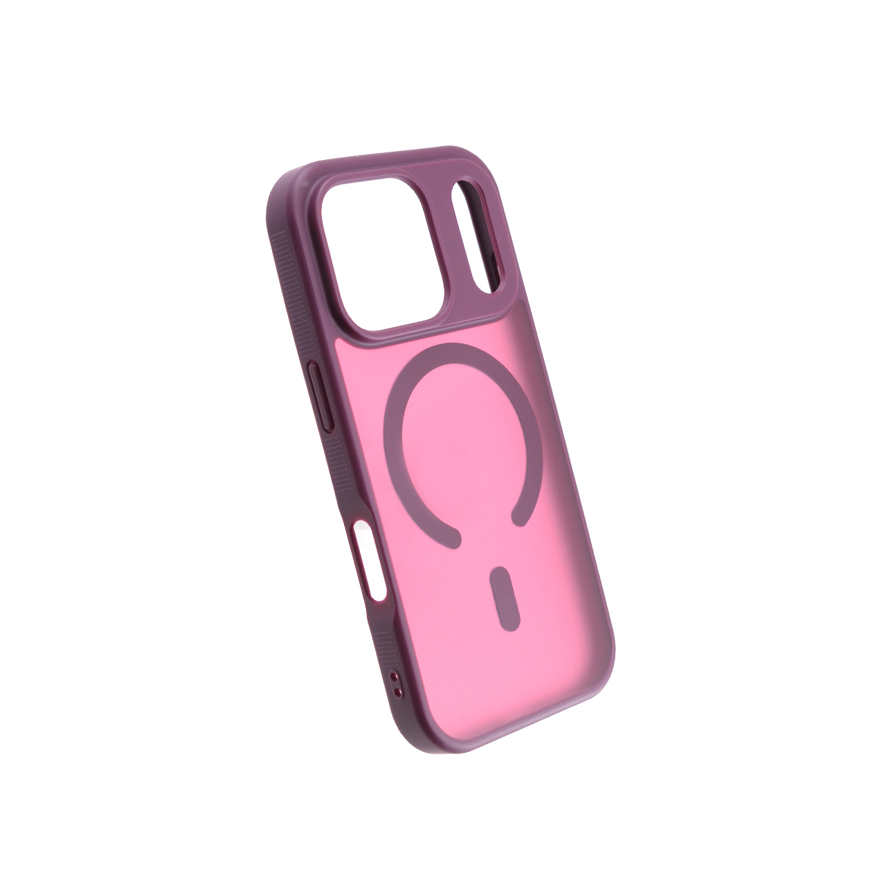 PC PASTEL MAGSAFE  for iPhone 17 Pro/18 Pro (6.3") bordo