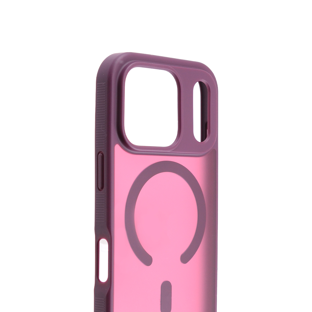 Pc pastel magsafe  for iphone 17 pro/18 pro (6.3") bordo