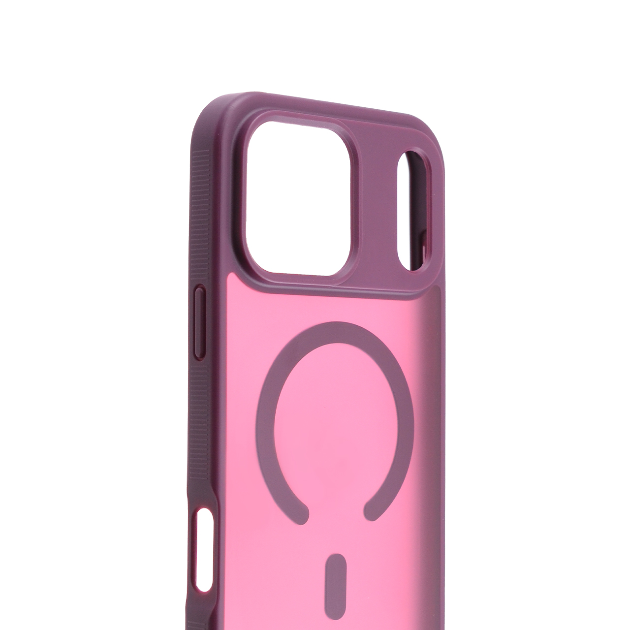 Pc pastel magsafe  for iphone 17 pro max/18 pro max (6.9") bordo