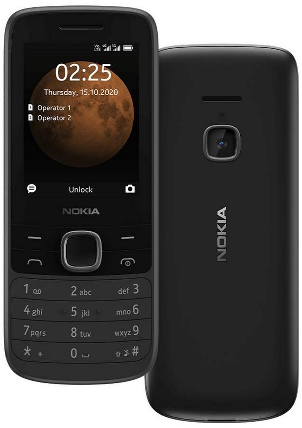 Nokia 225 4g ta-1316 ds dual sim (crni)