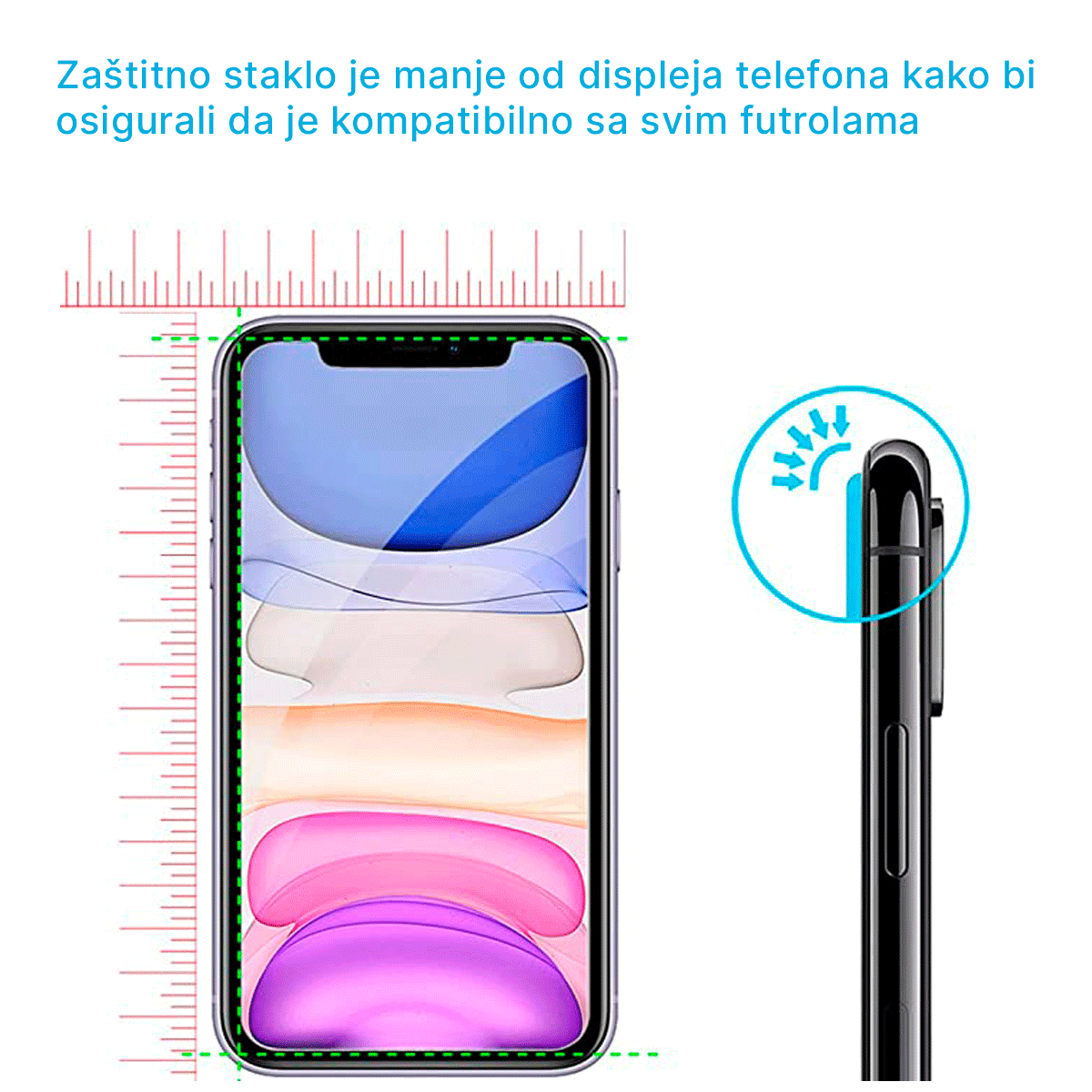 Nalepnica display-a glass moto g52