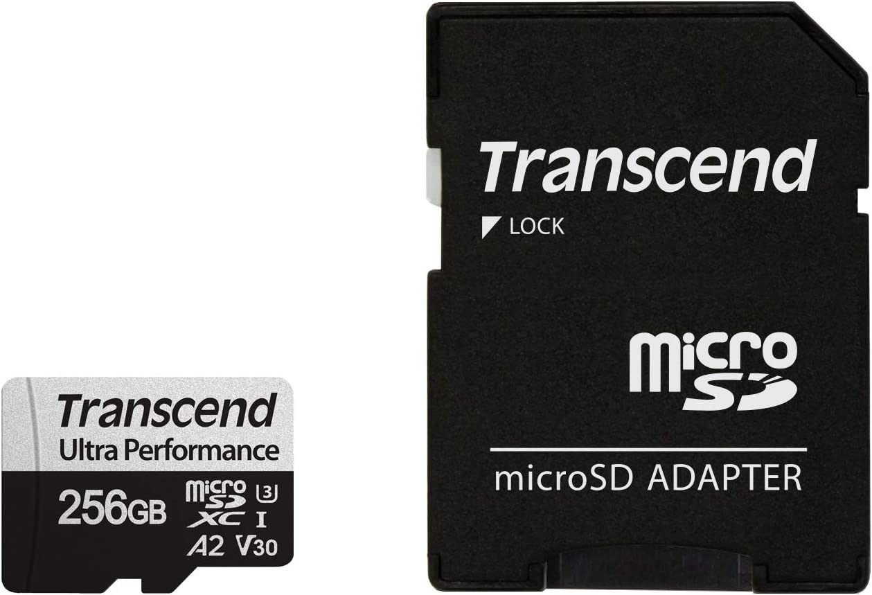 Micro SD 256GB, SDHC Class10, UHS-I, 340S, up to 160MB/s, w/SD adapter