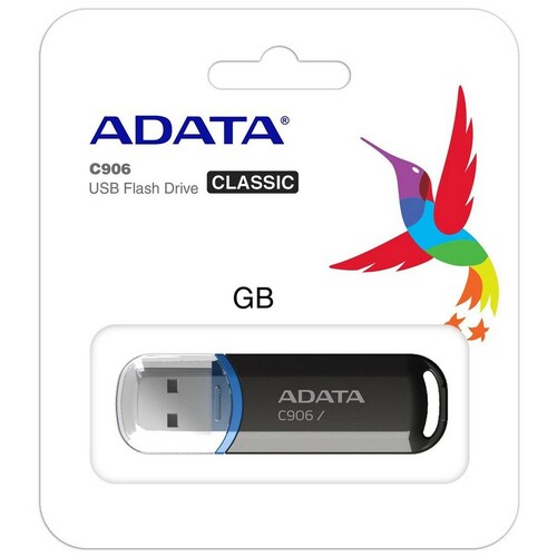 A-data usb fd 32gb ac906-32g-rbk crni