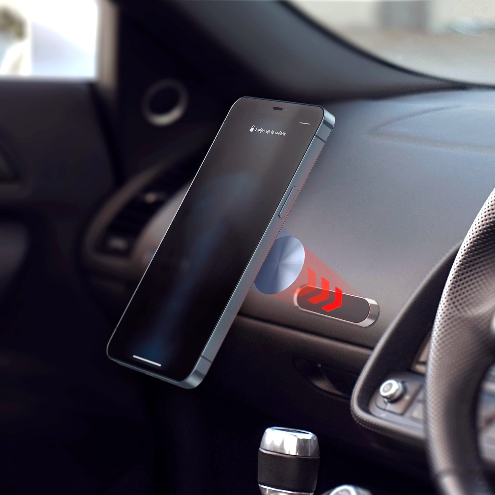 Držač za mobilni telefon ANVE F6 samolepljivi za kontrolnu tablu sa magnetom