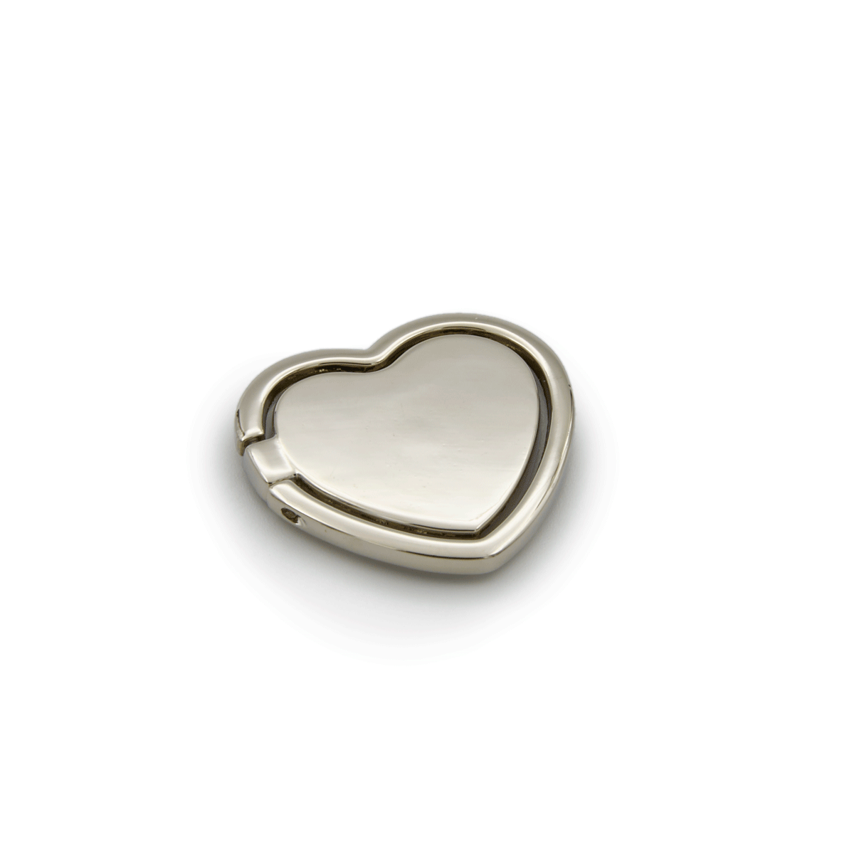 Ring - držač za mobilni telefon srce (silver)