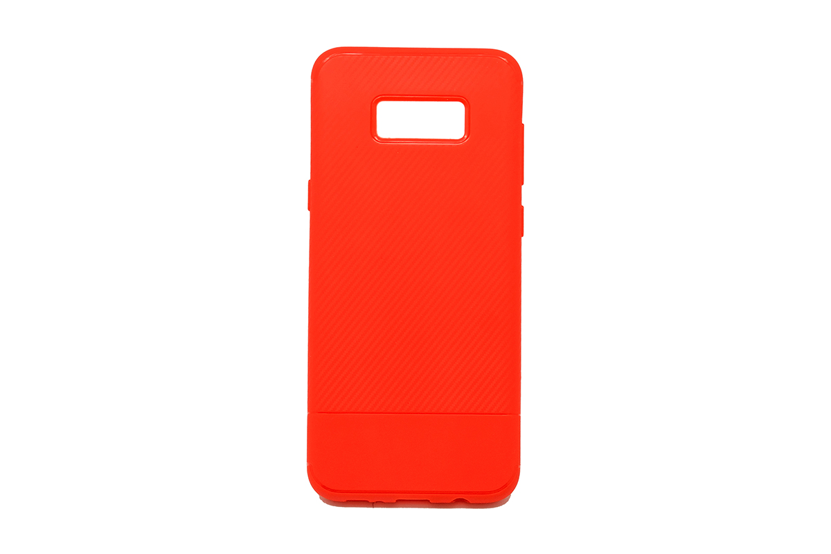 Tpu carbon for sm-g955f (galaxy s8 plus) red