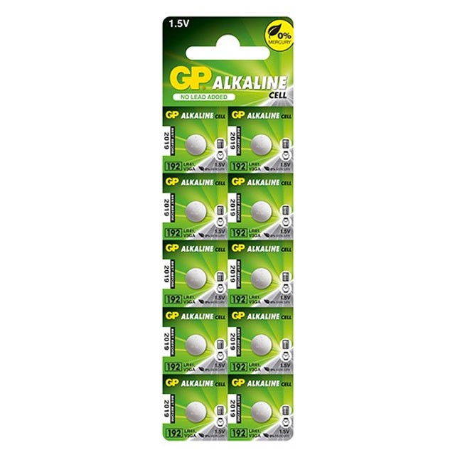 Gp 192f-c10/lr41/392/ag3 1.5v alkalna baterija