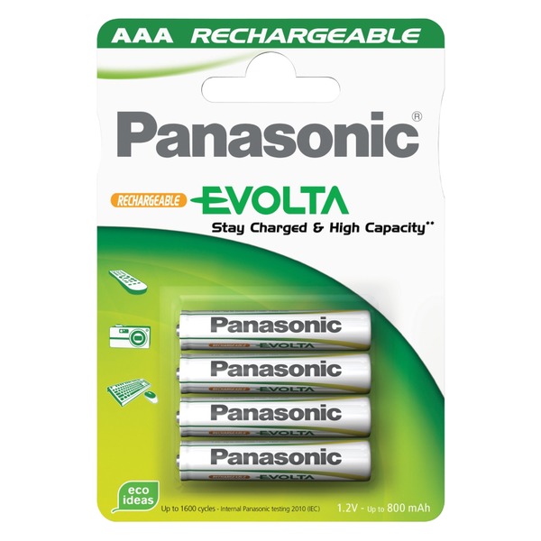 Panasonic baterije HHR-4MVE/4BC - AAA punjive 750mAh Ready to use (4 kom.)