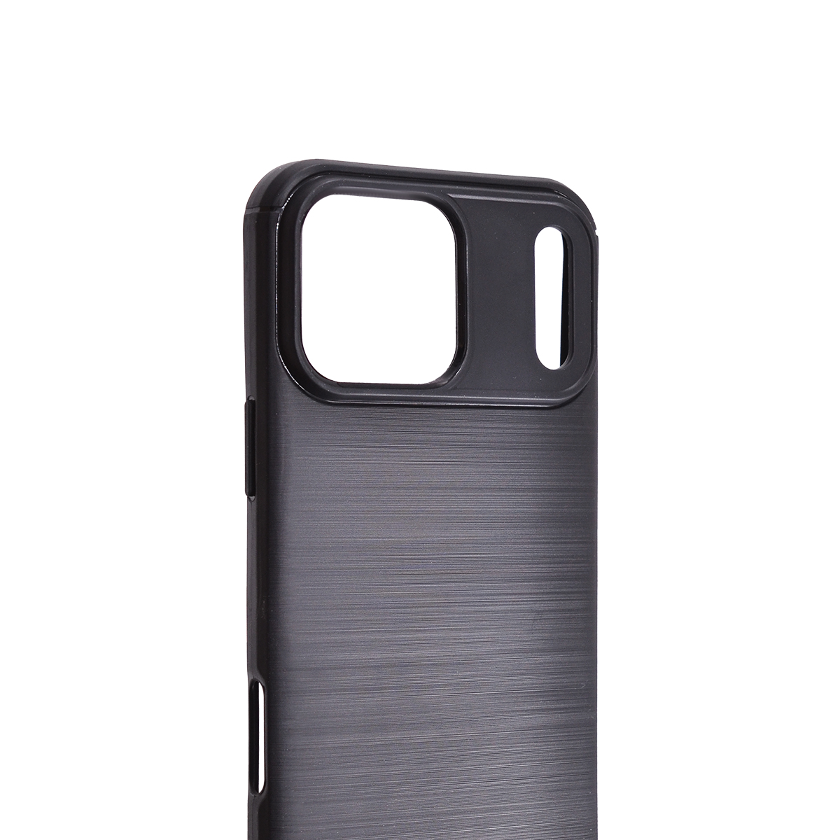 Tpu brushed za iphone 17 pro max 6.9" (black)