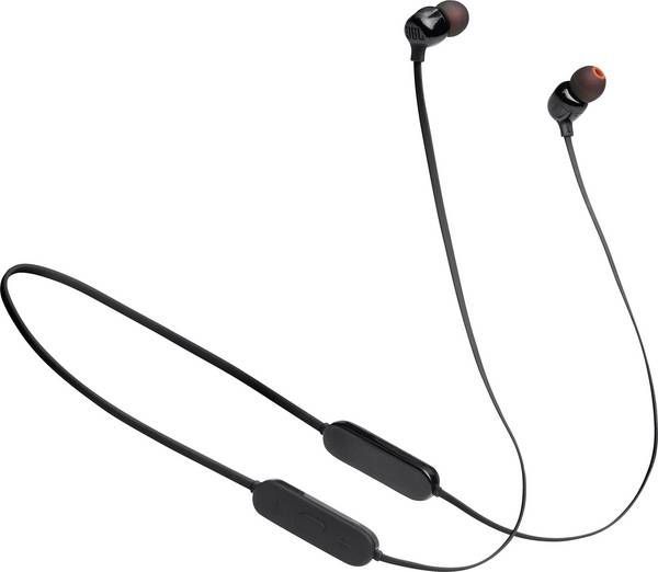 Bluetooth slušalice JBL T125 BT BLACK (crne, in-ear, sa univerzalnim kontrolama i mikrofonom)