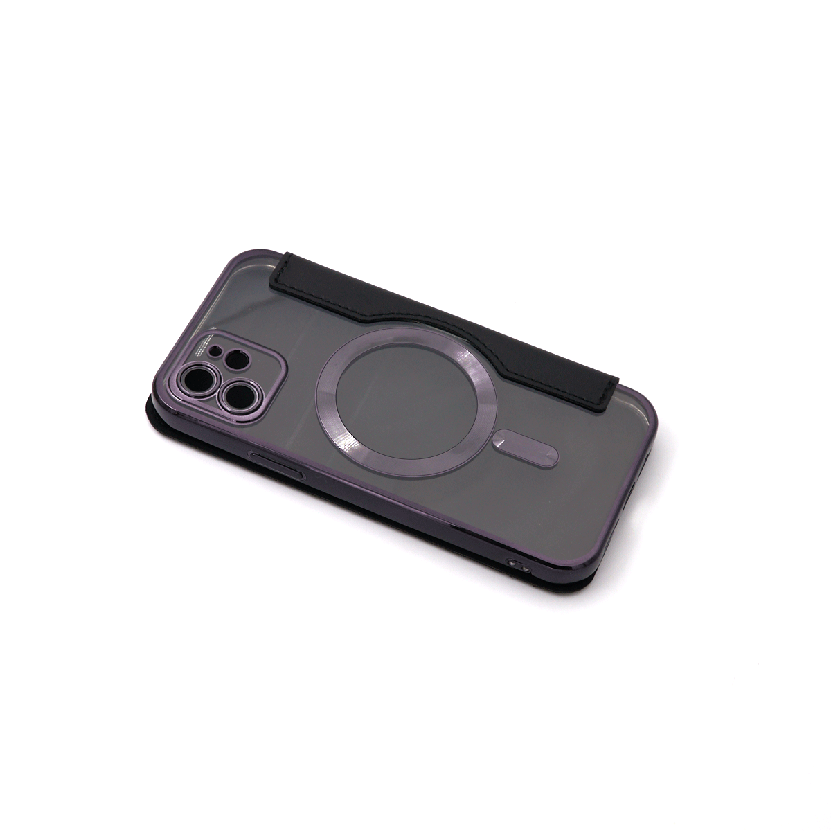 Flip case magsafe za iphone 12 (6.1") crna