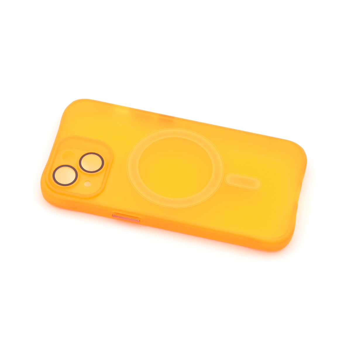 Tpu trans-color magsafe for iphone 14 (6.1") narandžasta