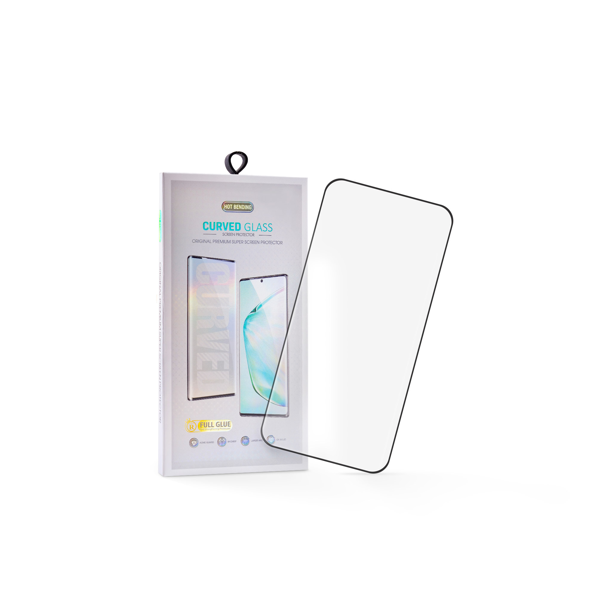 Nalepnica Display-a Glass 5D FULL GLUE Redmi Note 14 Pro 4G/5G (black)