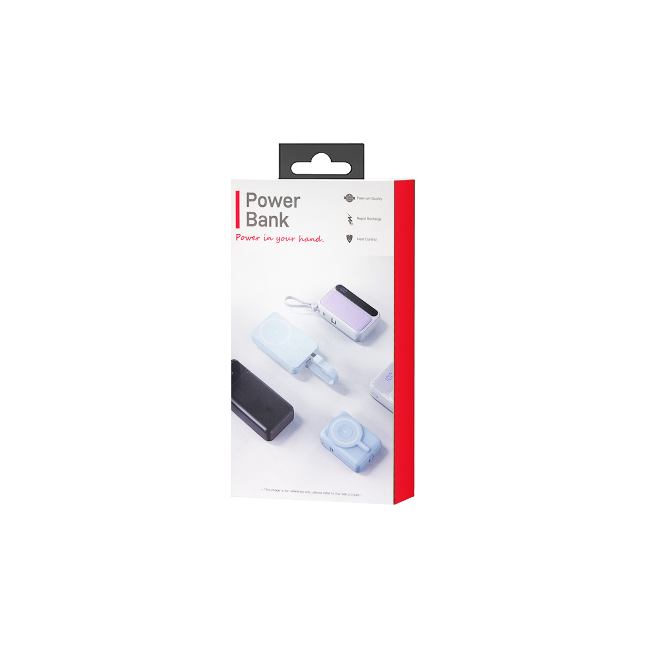 Power bank wst wdx274 10000 mah 22.5w pd fast charge with type-c/lightning/micro cable (ljubičasti)