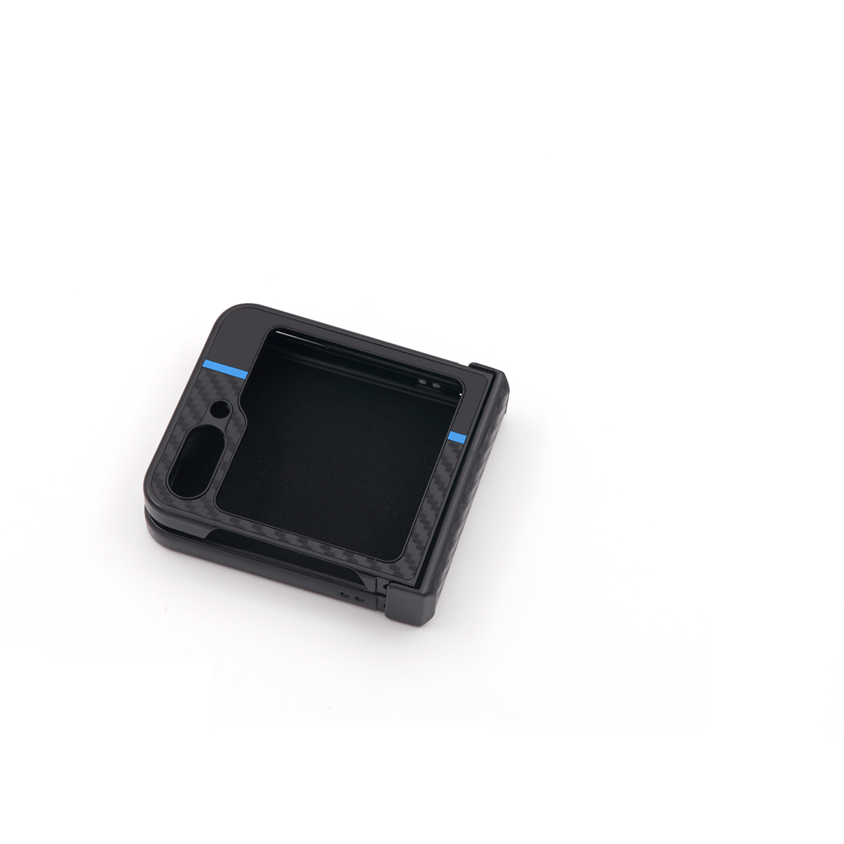 Pc carbon for sm-f731b (galaxy z flip 5) crno-plava