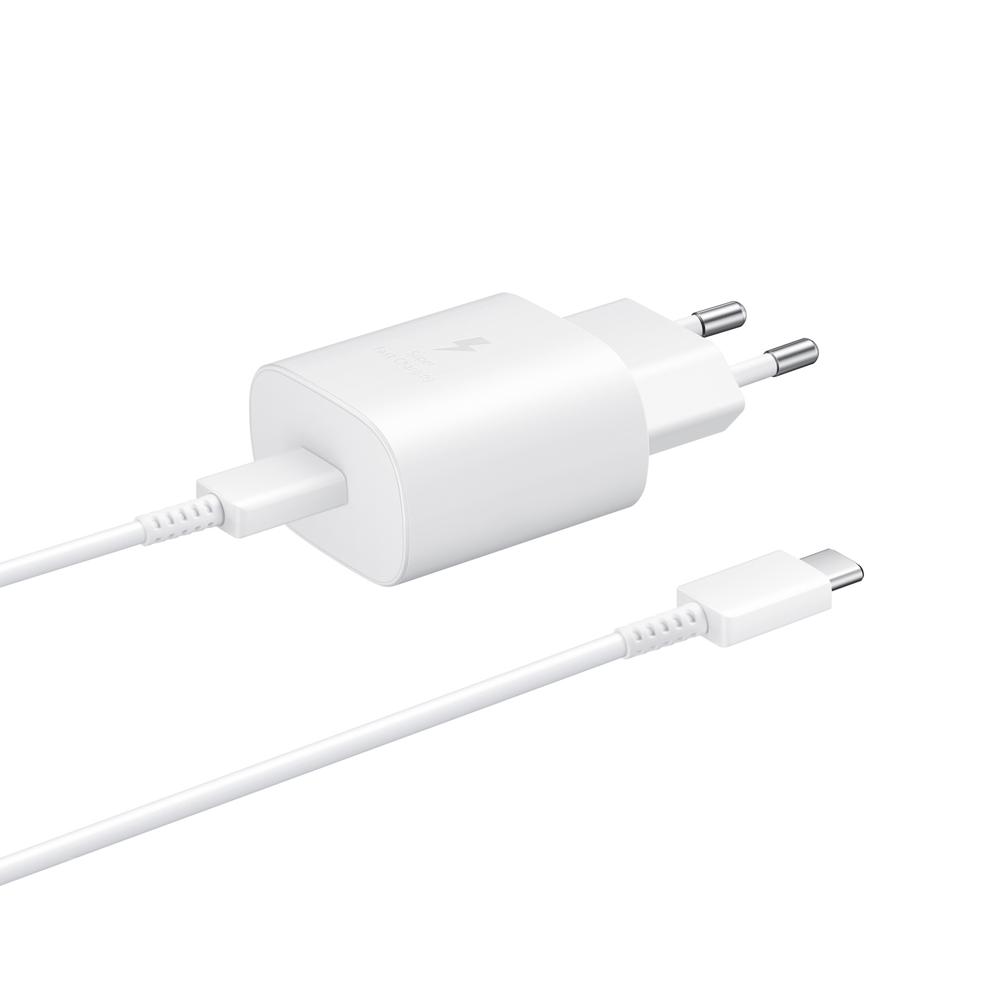Wewo punjač pd 25w + type-c to type-c data cable (orig. design) beli