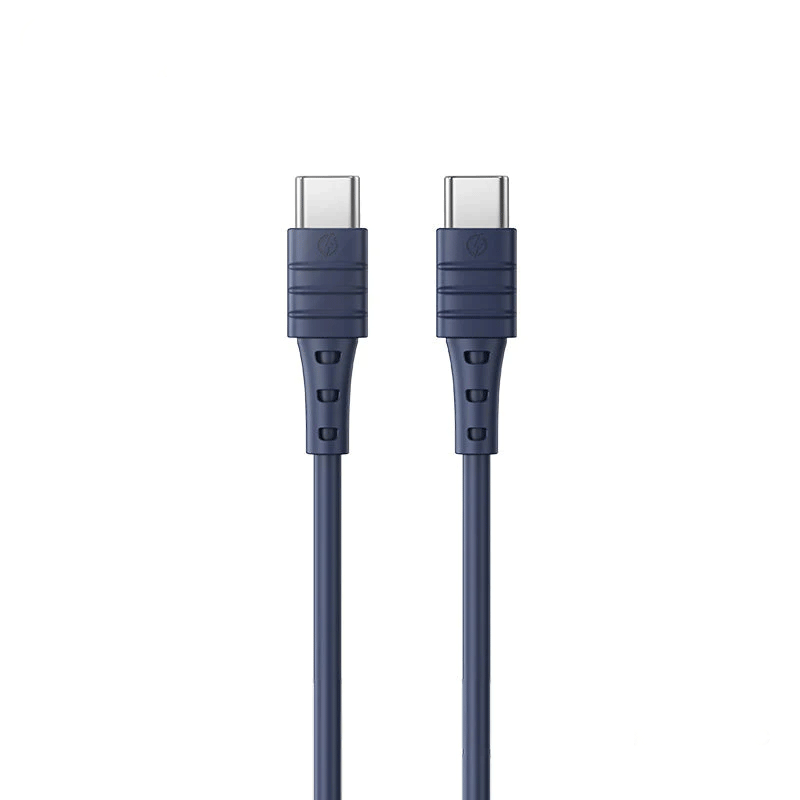 Usb data cable remax rc-c068 zeron pd 65w fast charge type-c na type-c plavi 1m