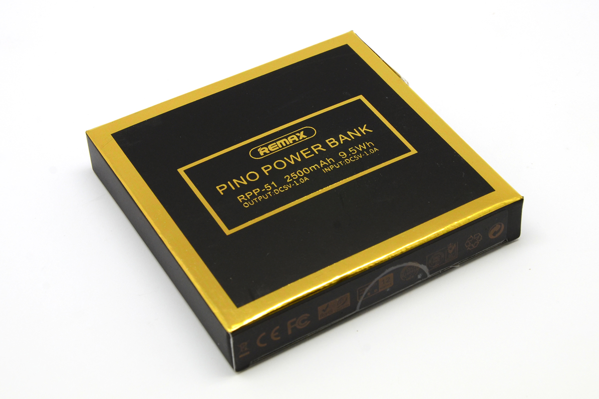 Power Bank REMAX PINO RPP-51 2500 mAh (crni)