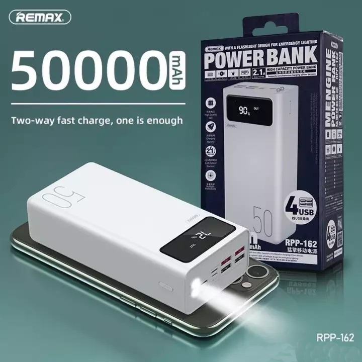 Power bank remax mengine rpp-162 4xusb 50000mah (beli)