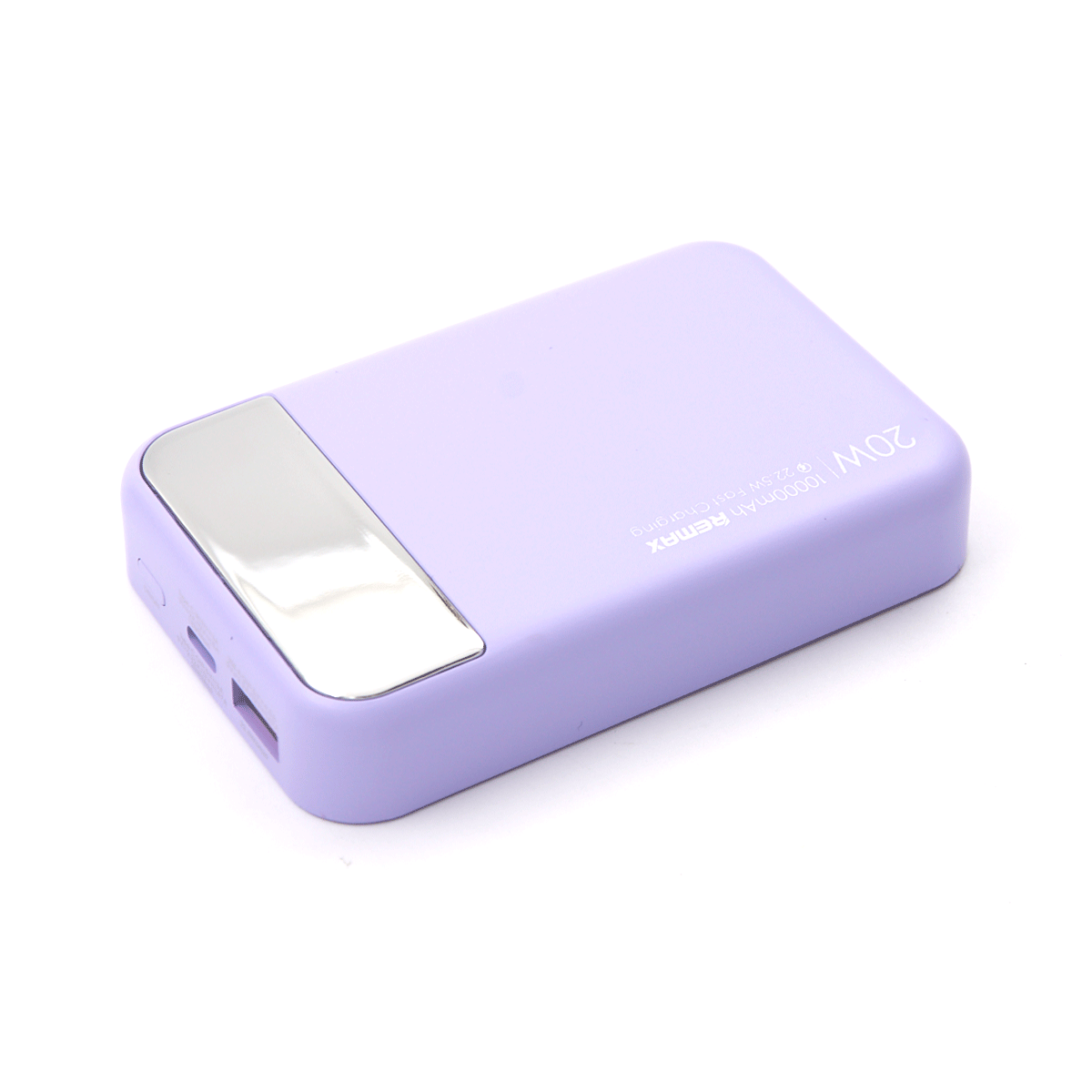 Power bank remax yantor rpp-525 20w+22.5w pd/qc fast charge magnetic wireless 10000mah (ljubičasti)