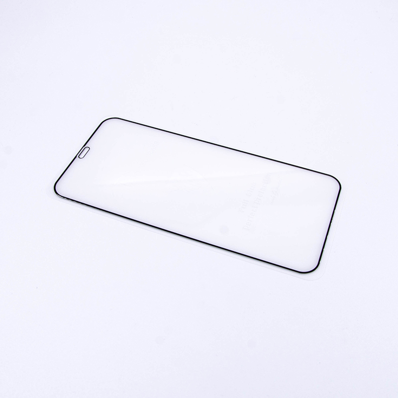 Nalepnica display-a glass 5d full glue za iphone 12/12 pro (6.1") black