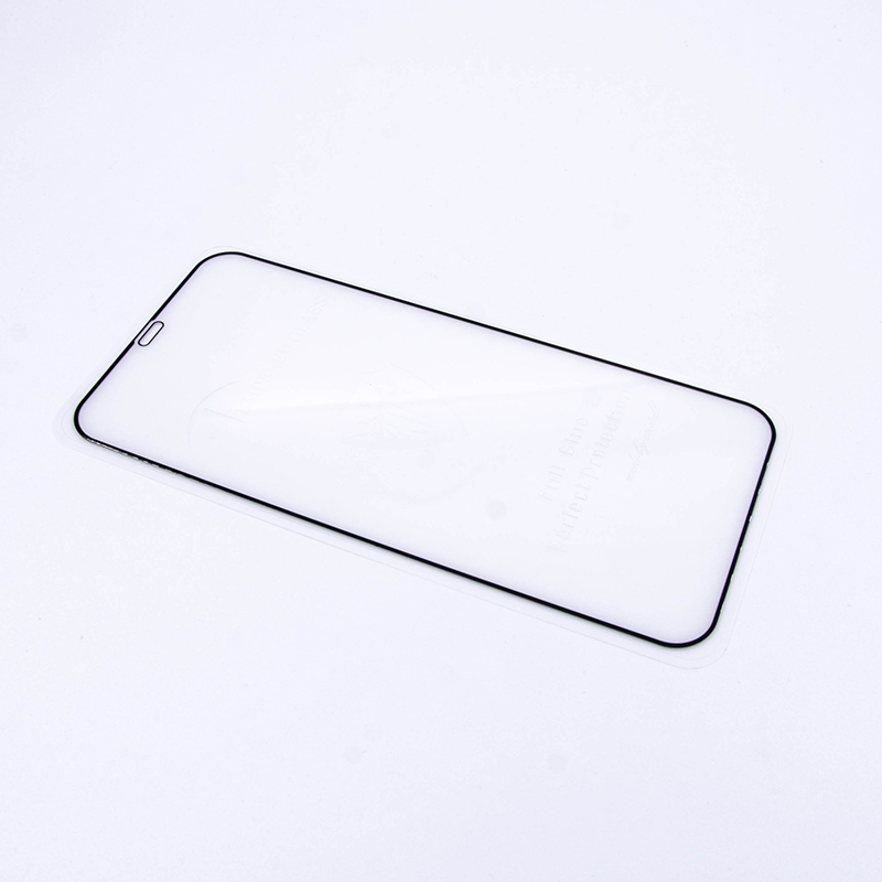 Nalepnica display-a glass 5d full glue za iphone 12 pro max (6.7") black